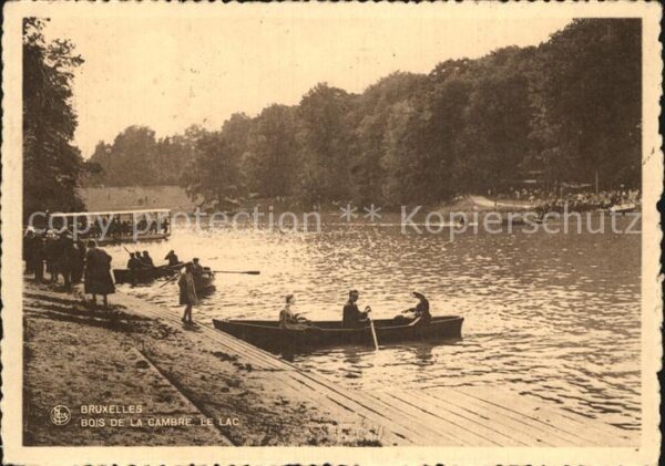 Bruxelles Bruessel Bois de la Cambre Le Lac