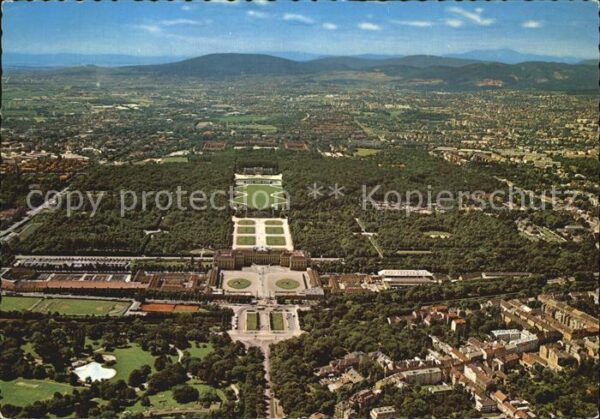 Wien Fliegeraufnahme Schloss Schönbrunn