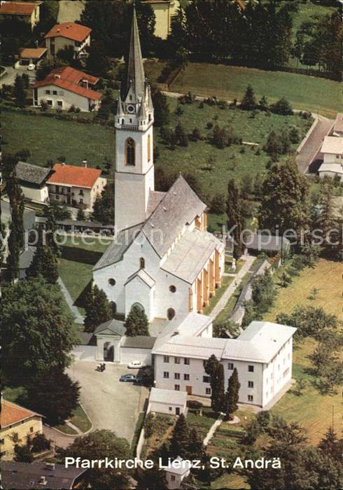 Lienz Tirol Fliegeraufnahme Pfarrkirche Sankt Andrä