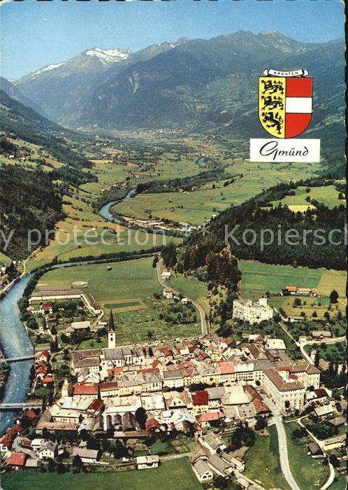 Gmuend Kaernten Fliegeraufnahme