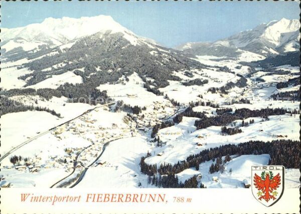 Fieberbrunn Tirol Fliegeraufnahme