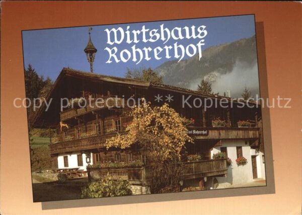 Kramsbach Wirtshaus Rohrerhof