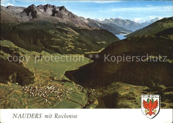 Nauders Tirol Fliegeraufnahme
