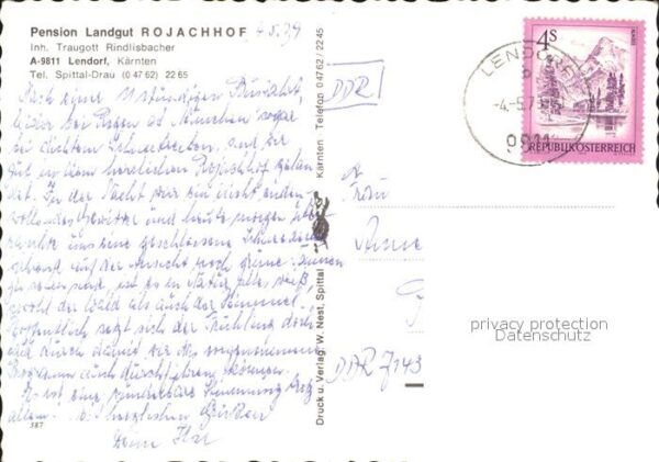 Lendorf Kaernten Pension Landgut Rojacherhof – Bild 2