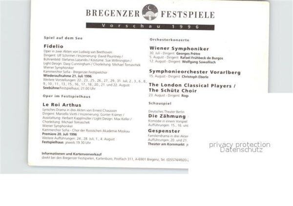 Bregenz Vorarlberg Festspielbühne 1996 – Bild 2