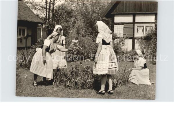Spreewald Trachtenträgerinnen