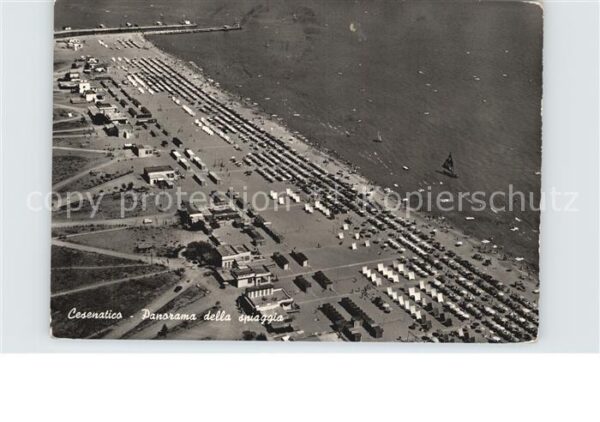 Cesenatico Fliegeraufnahme Strand