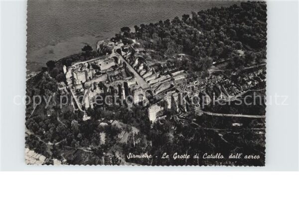 Sirmione Lago di Garda Fliegeraufnahme