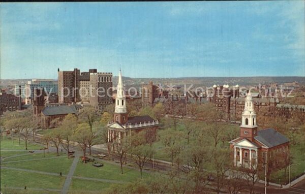 New Haven Connecticut The Three Churches on the Green