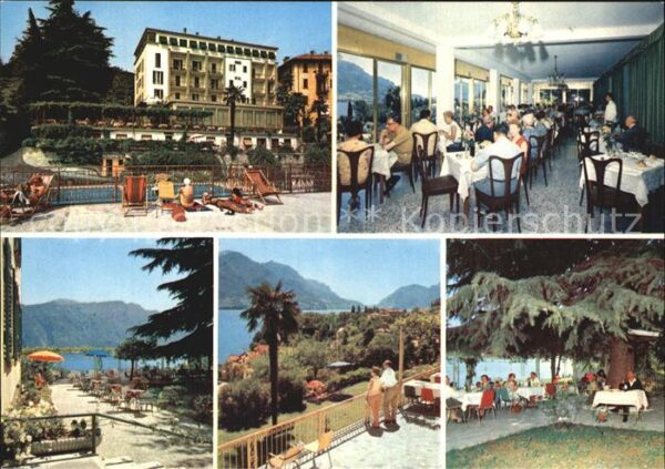 Bellagio Lago di Como Hotel Belvedere Terrasse Aussenansicht