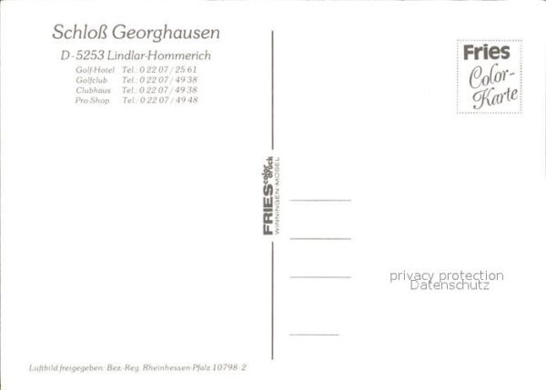 Lindlar Fliegeraufnahme Schloss Georghausen Gol – Bild 2