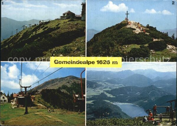 Gemeindealpe Terzer Haus Gipfelkreuz Mittelstation E