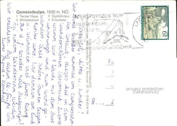 Gemeindealpe Terzer Haus Gipfelkreuz Mittelstation E – Bild 2