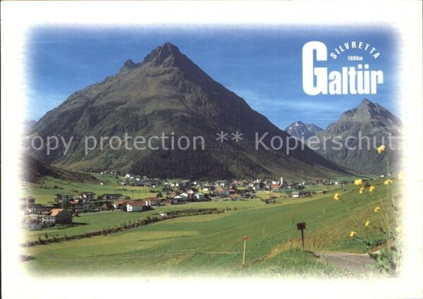 Galtuer Tirol Blick gegen Gorfenspitze