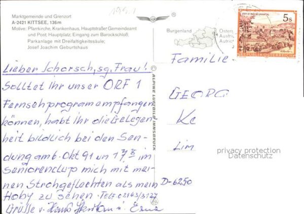 Kittsee Pfarrkirche Krankenhaus Hauptstrasse Ge – Bild 2