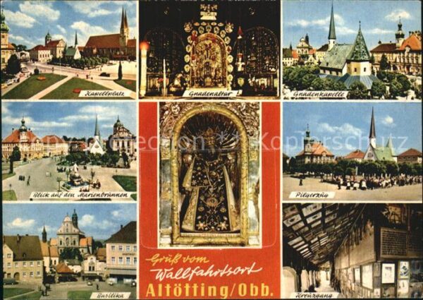 Altoetting Gnadenkapelle Kapellenplatz Basilika Kr