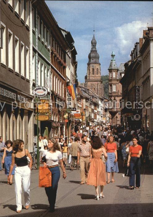 Heidelberg Neckar Fussgängerzone