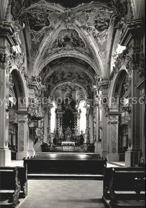 Neustift Brixen Suedtirol Kircheninneres