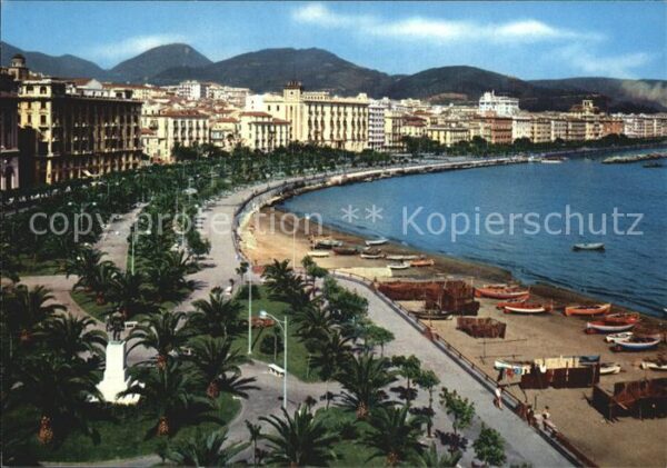 Salerno Strandpromenade