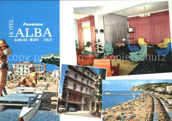 Gabicce Mare Pension Alba Strand Fersehraum