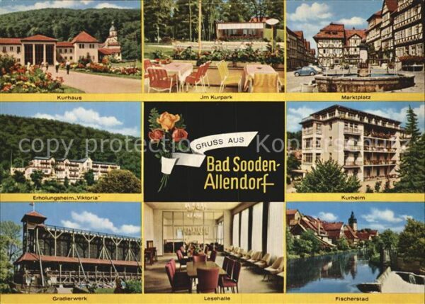 Bad Sooden-Allendorf Kurhaus Erholungsheim Viktoria Gradierw