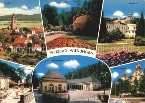 Bad Wildungen Altstadt Park Cafe Fürstenhof Wandelhal