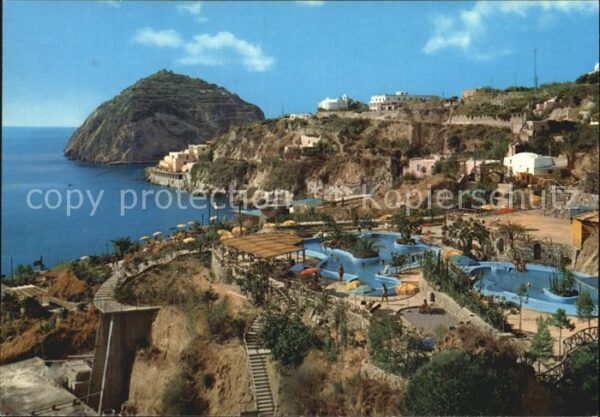 Sant Angelo Ischia Gärten und Schwimmbäder der Thermen Aph
