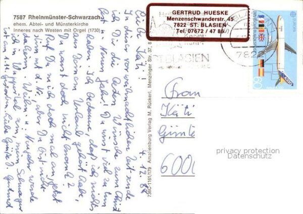 Schwarzach Rheinmuenster Ehemalige Abtei- und Münsterkirche – Bild 2
