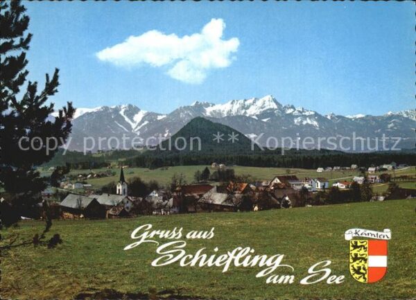 Schiefling See Katharienen- undt Mittagskogel