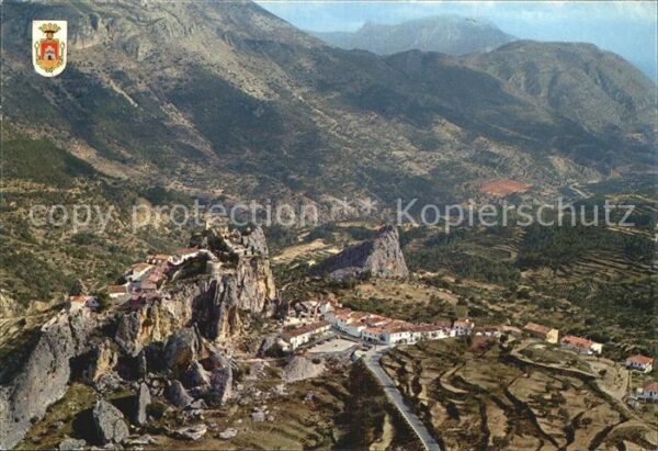 Castell de Guadalest Fliegeraufnahme