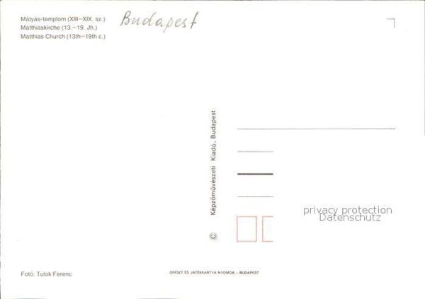 Budapest Matthiaskirche – Bild 2