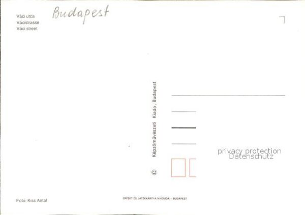 Budapest Váciststrasse – Bild 2