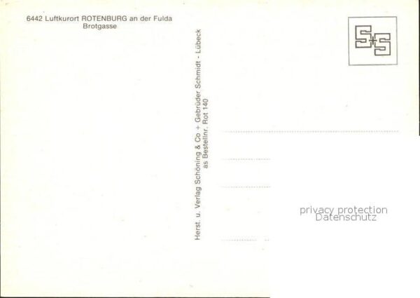 Rotenburg Fulda Brotgasse – Bild 2
