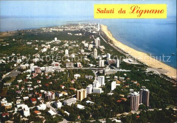 Lignano Pineta Fliegeraufnahme