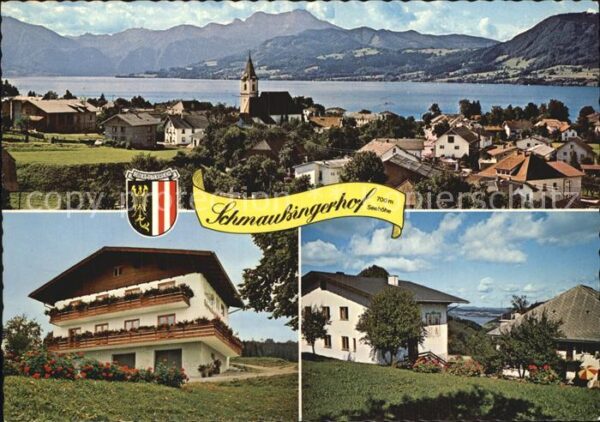 Weyregg Attersee Teilansicht mit Schmaussingerhof