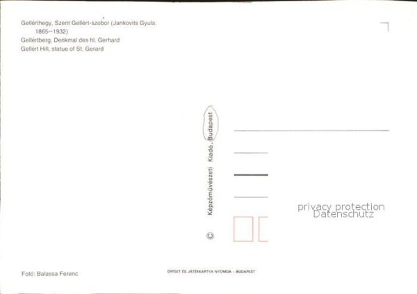 Budapest Gellertberg Denkmal des Heiligen Gerhar – Bild 2