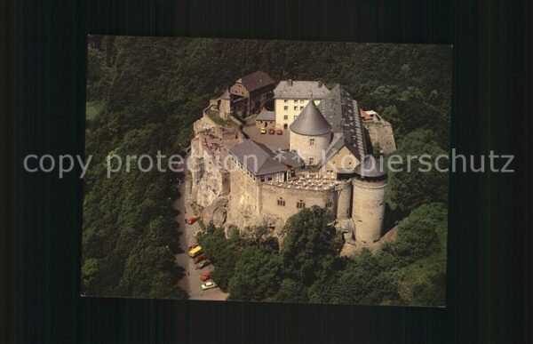 Waldeck Edersee Fliegeraufnahme Burghotel Schloss Walde