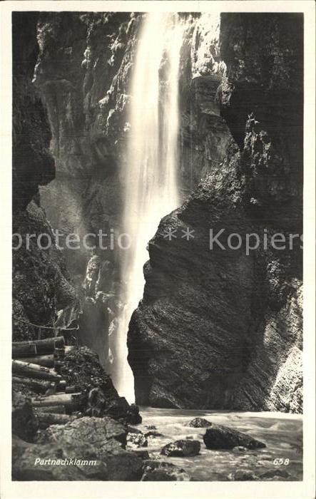 Partenkirchen Partnachklamm Wasserfall