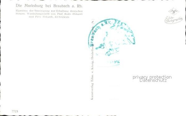 Braubach Rhein Rheinpartie mit Marksburg – Bild 2
