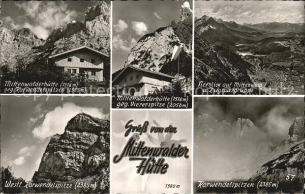 Karwendel Karwendelspitzen mit Mittenwalderhütte