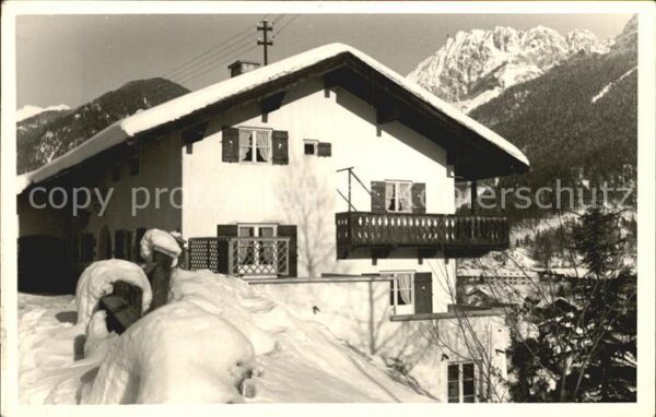 Mittenwald Bayern Gröblweg Wohnhaus