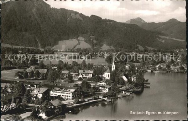 Rottach-Egern Fliegeraufnahme mit Kämpen