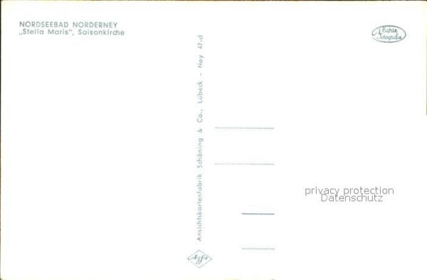 Norderney Nordseebad Stella Maris Saisonkirche innen – Bild 2
