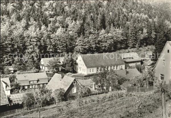 Giessuebel Schleusegrund Kulturhaus mit Restaurant Rehbachtal