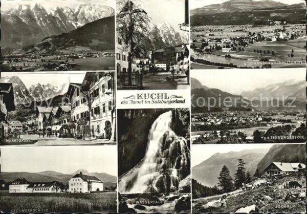 Kuchl Marktgasse Tennengebirge Jochalm Wasser