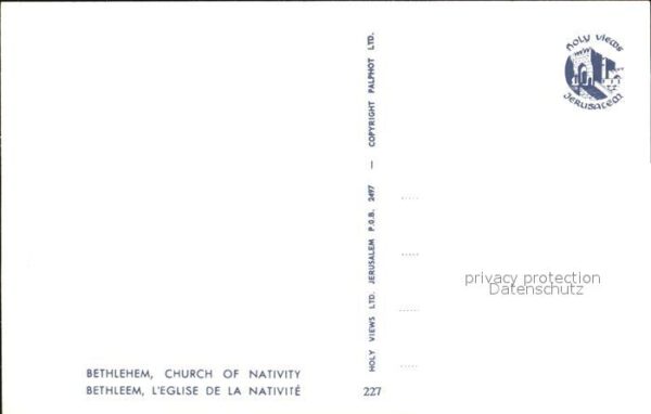 Bethlehem Yerushalayim Church of Nativity – Bild 2