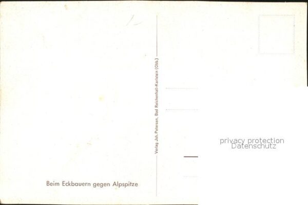 Alpspitze Blick vom Eckbauern Terrasse – Bild 2