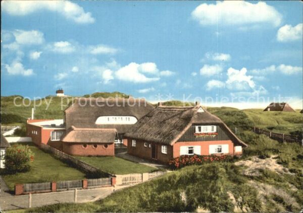 Langeoog Nordseebad Sonnenhof Häuser in den Dünen