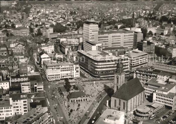 Frankfurt Main Fliegeraufnahme Hauptwache