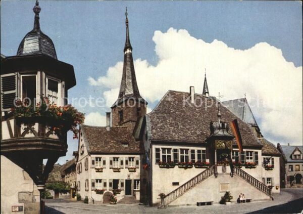Deidesheim Rathaus mit Barocktrepper